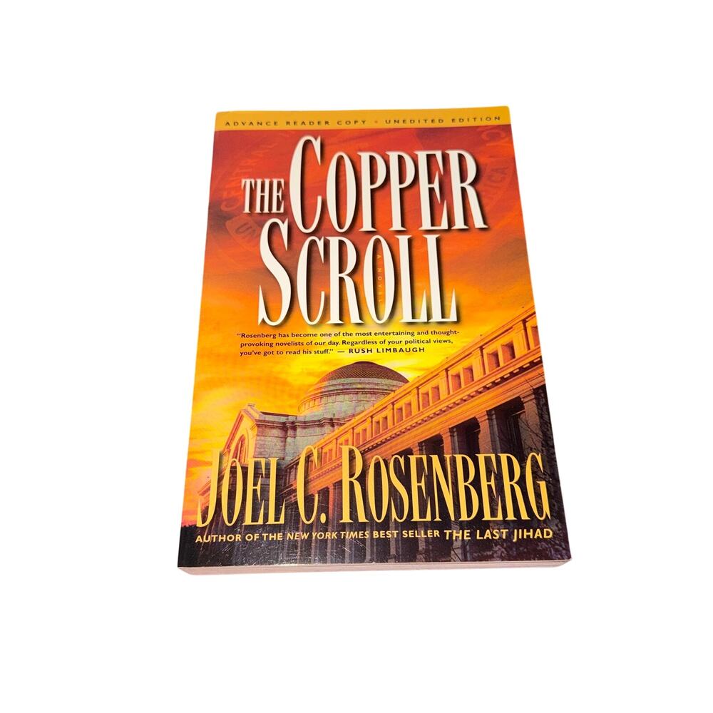 The Copper Scroll Joel C Rosenberg Unedited Edition Paperback Fiction Suspense